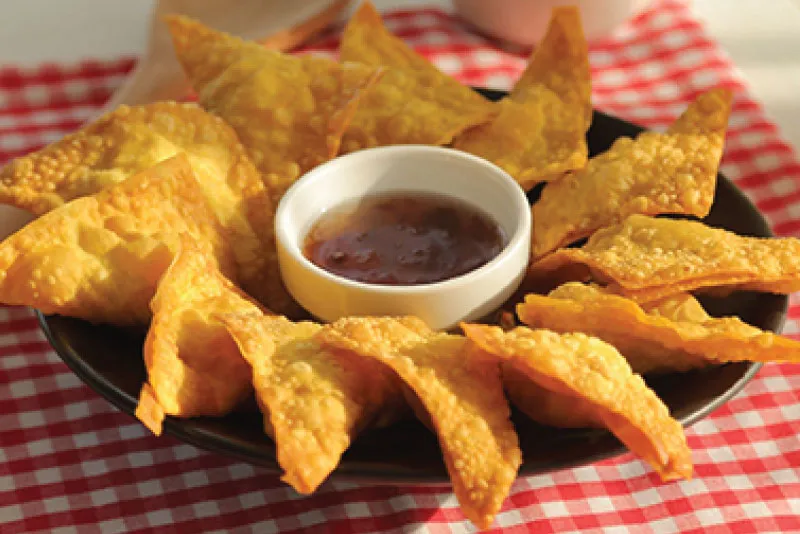 揚げワンタン3枚