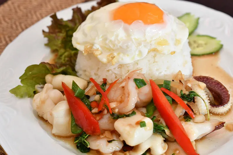 カオガパオラタレー｜トゥントーン タイ料理レストラン 柏店